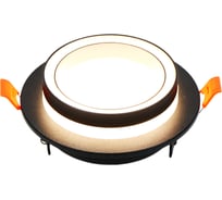 Встраиваемый светильник под лампу GX53 General Lighting Systems Вега GCL-GX53-H38 черный 662688