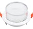 Встраиваемый светильник под лампу GX53 General Lighting Systems Элегия GCL-GX53-H38 белый 662731 2