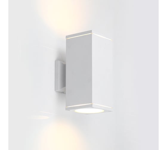 Уличный фасадный светильник под 2 лампы GX53 General Lighting Systems Кватро GWL-2GX53-M-IP65 662263 1