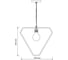 Подвесной светильник Ritter STENCIL 1xE27, дерево 52652 0 6