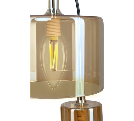 Подвесной светильник Ritter GLASSY 3хG9, янтарь 52648 3