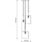 Подвесной светильник Ritter GLASSY 3хG9, янтарь 52648 3 6