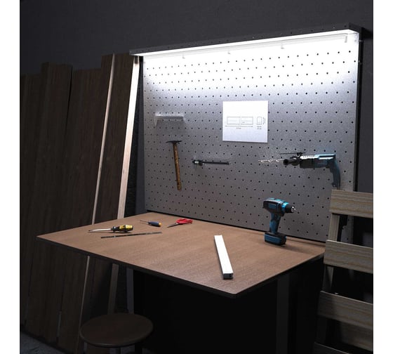 Линейный светильник Gauss LED матовый 4W 4000K 313x22x33, 300лм 930411204