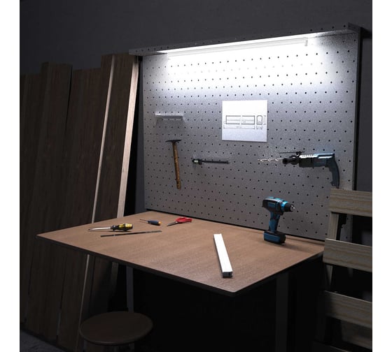 Линейный светильник Gauss LED матовый 10W 4000K 867x22x33, 700лм 930411210