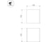 Светильник Arlight LGD-PERAN-WALL-S120x120-6W Warm3000, IP65, бетон, 1шт 061761 2