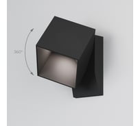 Светильник садово-парковый светодиодный Elektrostandard Fjord 4000К, 7Вт, 35195/W черный a071148