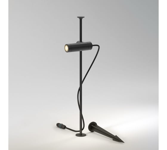 Уличный светодиодный светильник Elektrostandard Covert с регулируемым плафоном, IP65, 3000K 35173/S черный a072079