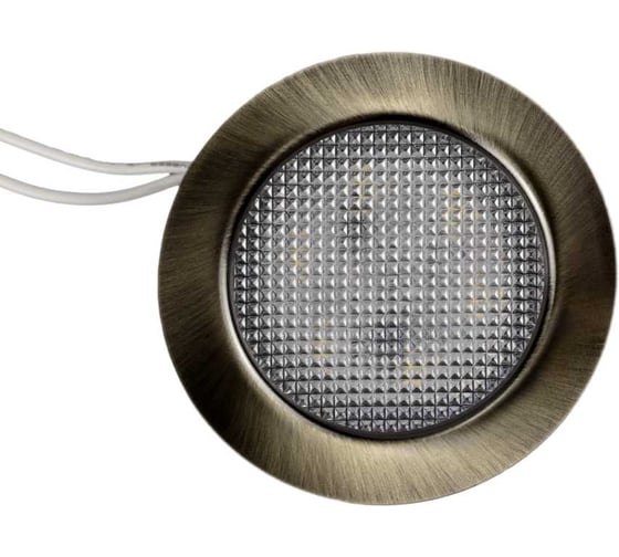 Светильник Alvar Алвар Мебельный светодиодный встраиваемый, термопластиковый корпус, 4W 220V 4500K AL-FT-308-P