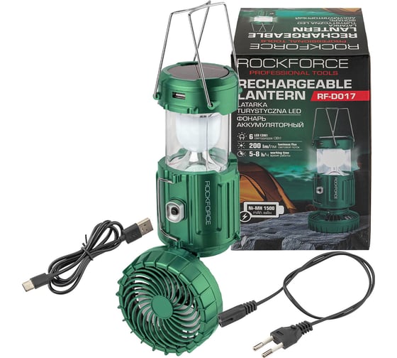 Фонарь аккумуляторный Rockforce RF-D017(59598)