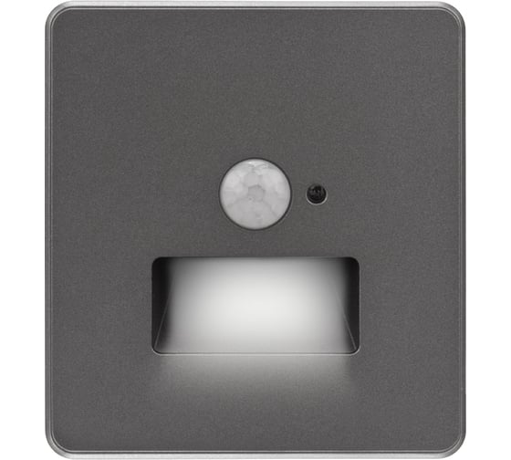 Подсветка настенная KRANZ ROUND для ног с/у титан KR-78-0727-2