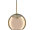 Подвесной светильник Ritter GLASSY 3хE27, янтарь 52647 6 4