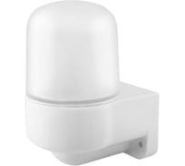 Светильник FERON НББ 01-60-103 115х150х110мм, E27 max 60Вт, угловой керам. корпус, стекло, IP65, белый 53166