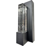 Светильник уличный светодиодный FERON DH2201 Катар 5W, 90х43х210мм, 3000К, черный (на стену вверх), 53093