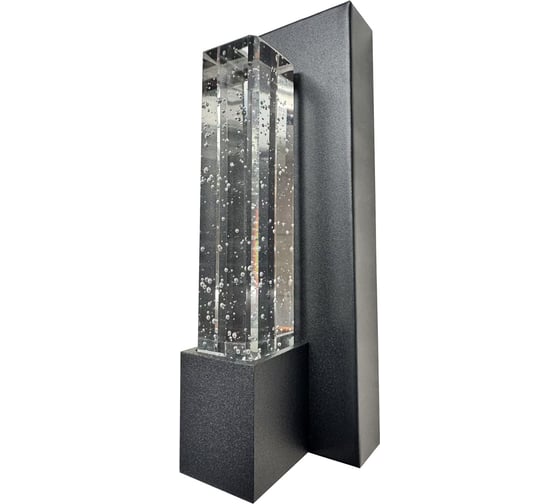 Светильник уличный светодиодный FERON DH2201 Катар 5W, 90х43х210мм, 3000К, черный (на стену вверх), 53093