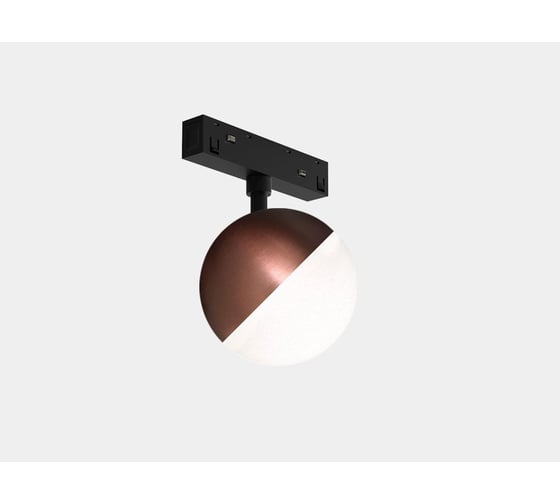 Накладной светильник-шар металл+стекло Lumker SY-LINK-SFCF-10-NW, кофе, 10Вт, 48В, 4000К 00-00019020