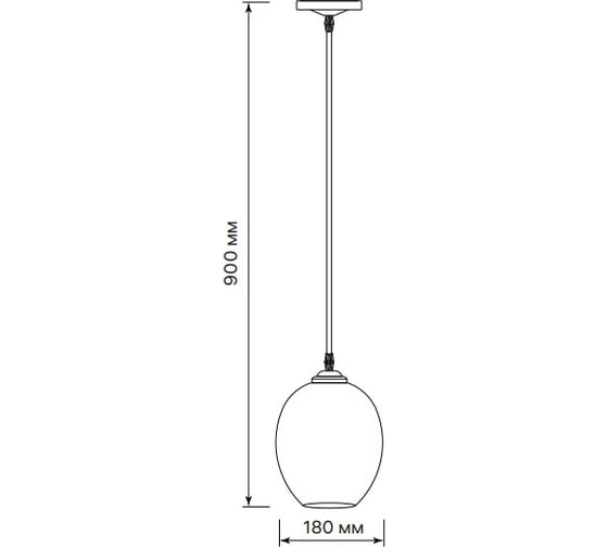 Потолочная люстра Ritter FORLI 1xE27, хром 52538 7