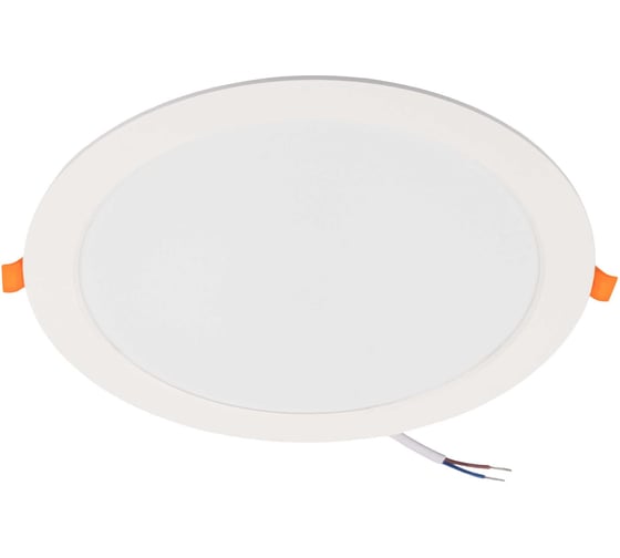 Светильник светодиодный Jazzway, PLED DL7 Downlight 24Вт 6500К WH 220х26мм IP54 ДВО встраиваемый 5069121