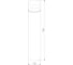 Садово-парковый светильник Elektrostandard 1532 TECHNO LED 3000K чёрный a072085 2