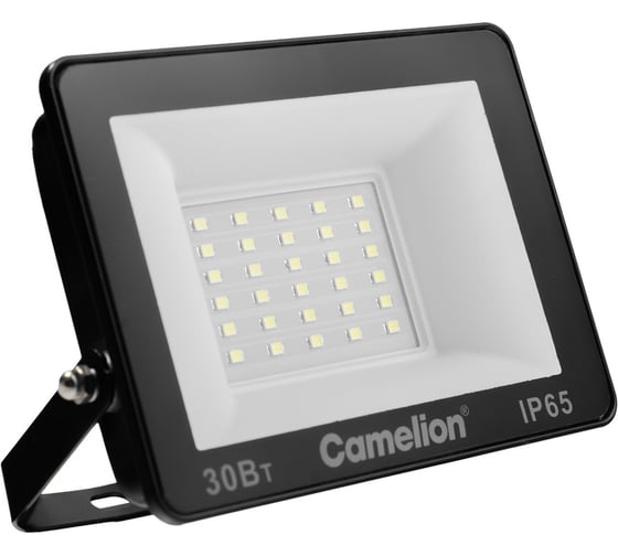 Прожектор Camelion LFL-3004 C02 черный (LED SMD, 30 Вт, 3000 лм, 230В, 6500К, 131х118х30) 16331