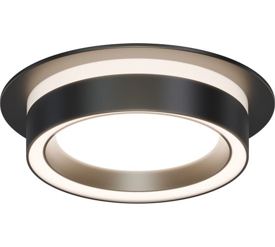 Светильник точечный встраиваемый Apeyron под Led лампу, GX53, max 15Вт, IP20, врезное отверстие 95мм, черный 16-101