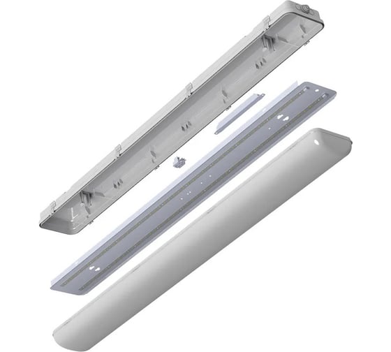 Светодиодный пылевлагозащищенный светильник PROMA SL-P40 IP65.OPAL.5500K 4673726689604 1