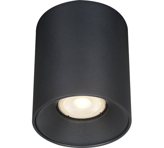 Светильник потолочный Черный GU1х50W IP20 D80xH95 220V Без ламп ST luce ST167.402.01