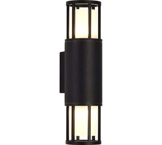 Светильник уличный настенный ST LUCE черный/черный GU10 2*15W SL9017.401.02