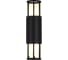 Светильник уличный настенный ST luce черный/черный GU1х5W SL9017.401.02 5