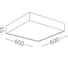 Светильник потолочный Белый LED 1х96W 3000K 8 640Lm Ra 90 120 IP20 L600xW600xH55 180-2 ST luce ST608.532.96 4