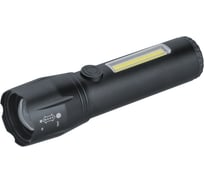 Фонарь Navigator 95 695 NPT-CM19-ACCU алюминий, 3 режима, 1LED, 3Вт+8COB, 3Вт, Li-ion 3,7В 95695