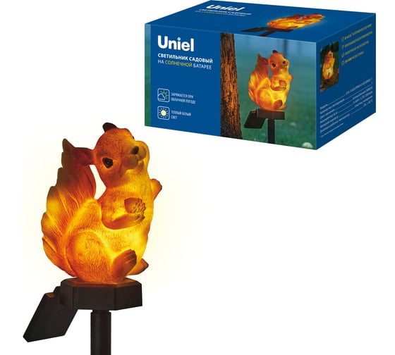 Садовый светильник на солнечной батарее Uniel Белка USL-S-835/PM410 SQUIRREL-1 UL-00013535