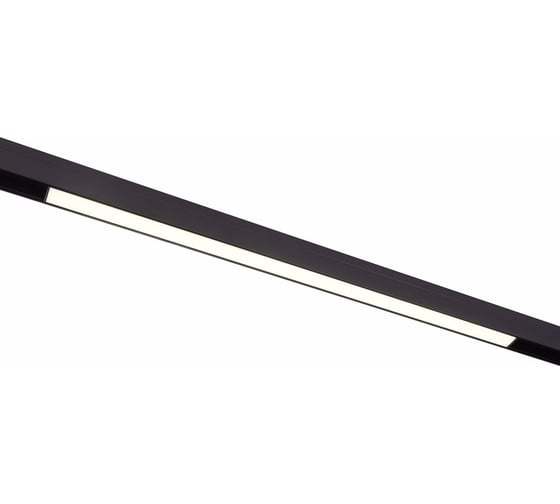 Магнитный трековый светильник ST LUCE MKL-100-24W4K-B Черный 600x22x44,48V LED,OSRAM ST360.446.24
