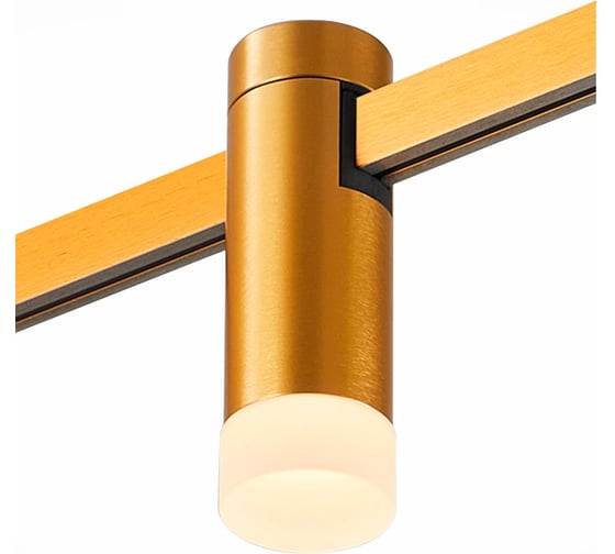 Магнитный трековый светильник ST LUCE FARM Золотистый LED 1*3W 4000K 93Lm Ra90 120 IP20 D29xH9 ST812.246.03