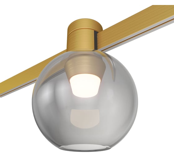 Магнитный трековый светильник ST LUCE FARM Золотистый LED 1*3W 4000K 89Lm Ra90 120 IP20 D85xH1 ST819.246.03