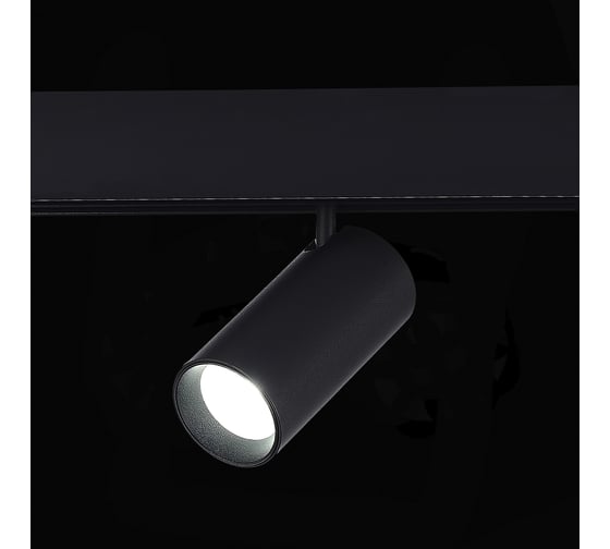 Магнитный трековый светильник ST LUCE SMART Черный LED 1*12W 2700K-6500K 1 080Lm Ra90 36о IP2 ST375.406.12.1