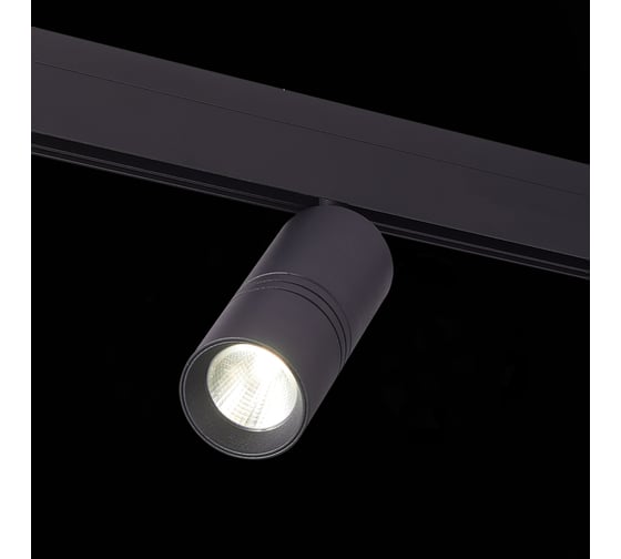 Магнитный трековый светильник ST LUCE Черный LED 1*20W 4000K 1 530Lm Ra>90 36о IP20 L-xW60xH148 48V ST365.446.20