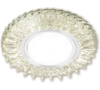 Светильник встраиваемый 50Вт G5.3 LED подсветка 3 Вт TDM ELECTRIC зеркальный/хром SQ0359-0133