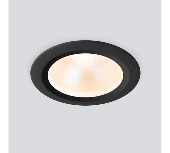 Встраиваемый точечный светильник Elektrostandard Light LED 3003 IP54 черный a072073