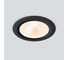 Встраиваемый точечный светильник Elektrostandard Light LED 3003 IP54 черный a072073 1