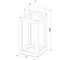 Уличный настенный светодиодный светильник Elektrostandard Frame 3000K IP54 1527 TECHNO LED чёрный a072090 2