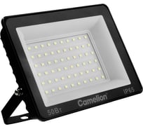 Прожектор светодиодный Camelion LFL-10004 C02 черный SMD, 100 Вт, 10000 лм, 230В, 6500К, 245х233.5Х31 16333