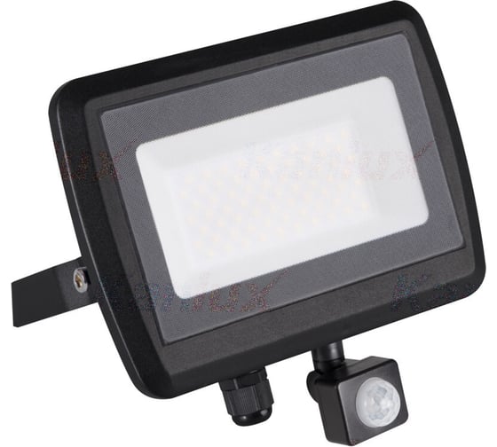 Прожектор светодиодный с датчиком движения KANLUX ANTEM LED 50W-NW-SE B 33208