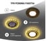 Светильник встраиваемый 50Вт G5.3 LED подсветка 3 Вт TDM ELECTRIC зеркальный/хром SQ0359-0134 3