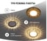 Светильник встраиваемый 50Вт G5.3 LED подсветка 3 Вт TDM ELECTRIC зеркальный/хром SQ0359-0137 3
