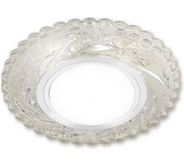 Светильник встраиваемый 50Вт G5.3 LED подсветка 3 Вт TDM ELECTRIC зеркальный/хром SQ0359-0136