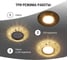 Светильник встраиваемый 50Вт G5.3 LED подсветка 3 Вт TDM ELECTRIC зеркальный/хром SQ0359-0136 3