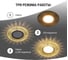 Светильник встраиваемый 50Вт G5.3 LED подсветка 3 Вт TDM ELECTRIC зеркальный/хром SQ0359-0141 3