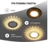 Светильник встраиваемый 50Вт G5.3 LED подсветка 3 Вт TDM ELECTRIC зеркальный/хром SQ0359-0138 3