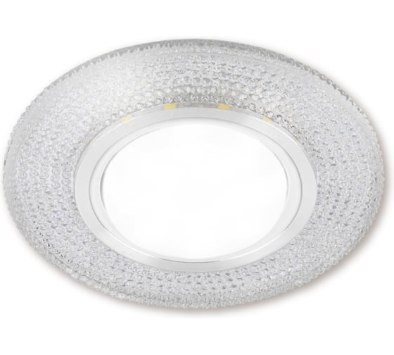 Светильник встраиваемый 50Вт G5.3 LED подсветка 3 Вт TDM ELECTRIC зеркальный/хром SQ0359-0139