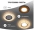 Светильник встраиваемый 50Вт G5.3 LED подсветка 3 Вт TDM ELECTRIC зеркальный/хром SQ0359-0139 3